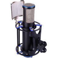 Milisome World Microphone Microphone Condenser Studio Microphone with Built-in Sound Card and Echo Effect Vocal Recording Computer Microphone for Laptop Tablet and Phone