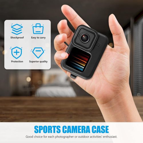  MILISTEN 1 Set Action Camera Cover Silicone Case Compatible for Go Pro 9
