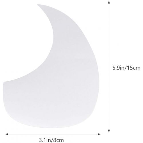  [아마존베스트]MILISTEN 1 Piece Clear Acoustic Guitar Pickguard Anti Scratch Mudguard Pickguard for Self Adhesive Guitar Parts for 36 Inch Guitar