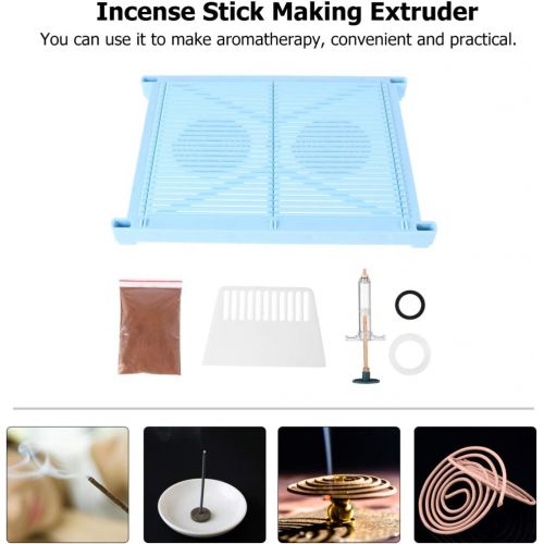  인센스스틱 Milisten Incense Making Kit Incense Powder Needle Mold Set Incense Stick Making Extruder for DIY Fragrance Accessory