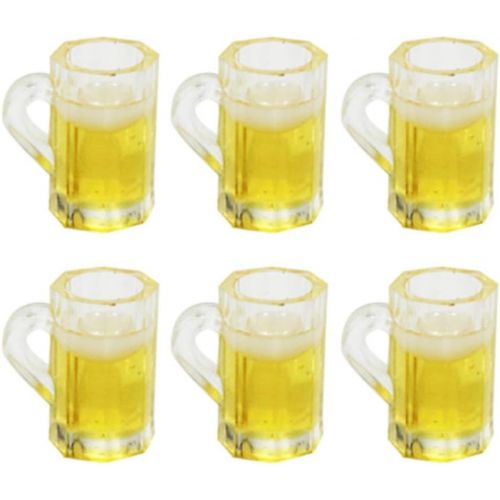  Milisten 20pcs Dollhouse Beer Cup Mug Models Drinking Cup Miniatures for Kids Decoration