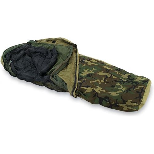  Military Outdoor Clothing Previously Issued U.S. G.I. Modular Sleeping Bag System (4-Piece)