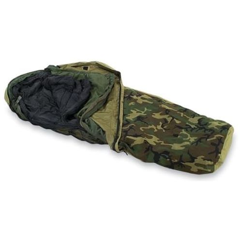  Military Outdoor Clothing Previously Issued U.S. G.I. Modular Sleeping Bag System (4-Piece)