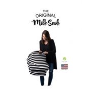 AS SEEN ON Shark Tank The Original Milk Snob Infant Car Seat Cover and Nursing Cover Multi-Use 360° Coverage Breathable StretchyB&W Signature Stripes
