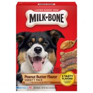 Milk-Bone Peanut Butter Dog Treat, Medium Biscuits, 24-Ounce (Pack of 12)