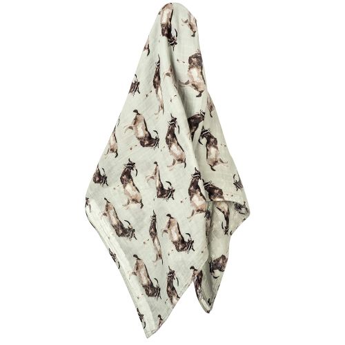  Milkbarn MilkBarn Organic Muslin Swaddle Blanket Goat