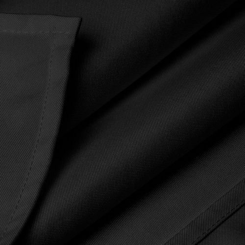  Mill & Thread - 10 Premium 90 x 156 Tablecloths for Wedding/Banquet/Restaurant - Rectangular Polyester Fabric Table Cloths - Black