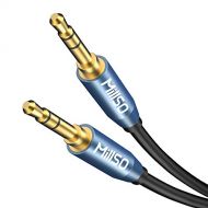 [아마존베스트]MillSO Stereo Audio Cable 5 m 3.5 mm Aux Jack Cable for Headphones, PC, Laptop, Smartphone, Tablet, MP3 Player, Car, HiFi Receiver, Bluetooth Speaker and More