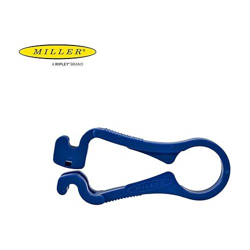  Miller FTS-035 Blue Fiber Tube Scorer, Easily Portable Tool for Working Technicians, Electricians, and Installers, For Tubes 1.6-6.0 Millimeters in Diameter