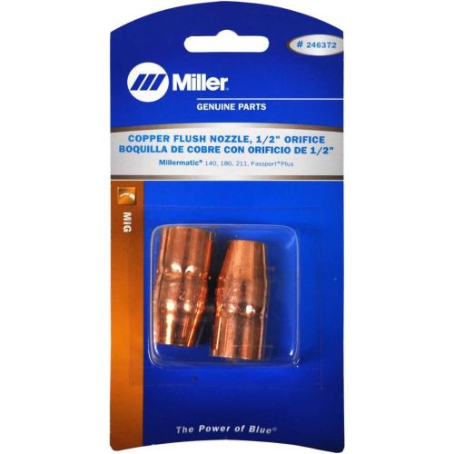  Miller Electric Miller 246372 Nozzle,M-100 .500 Orf Flush (Cu). Pkg = 2