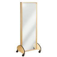 Miller Supply Inc 26.5 x 21 x 72 Mobile Adult Mirror - CL-6210