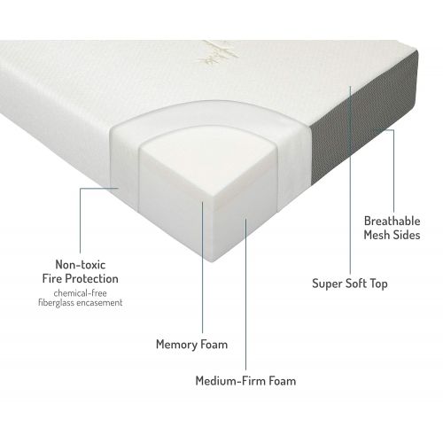  Milliard Tri Folding Memory Foam Mattress with Washable Cover Queen (78 inches x 58 inches x 6 inches)