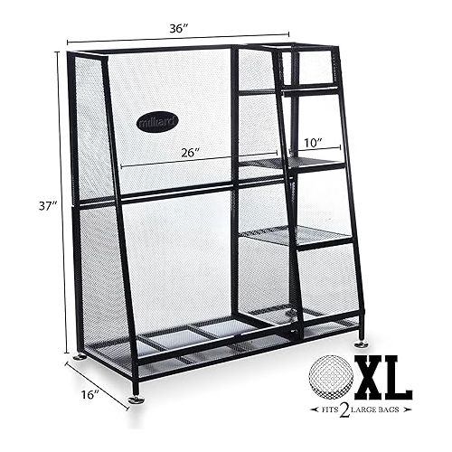  Milliard Golf Organizer - Extra Large Size - Fit 2 Golf Bags and Other Golfing Equipment and Accessories in This Handy Storage Rack - Great Gift Item