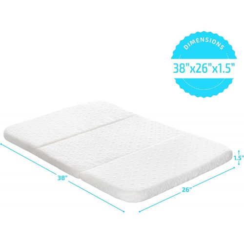  [아마존 핫딜] [아마존핫딜]Milliard Tri-Fold Pack N Play Mattress Topper