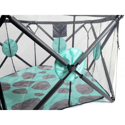  [아마존베스트]Milliard Playpen Portable Playard with Cushioning for Safety, for Travel, Indoor and Outdoor Play...