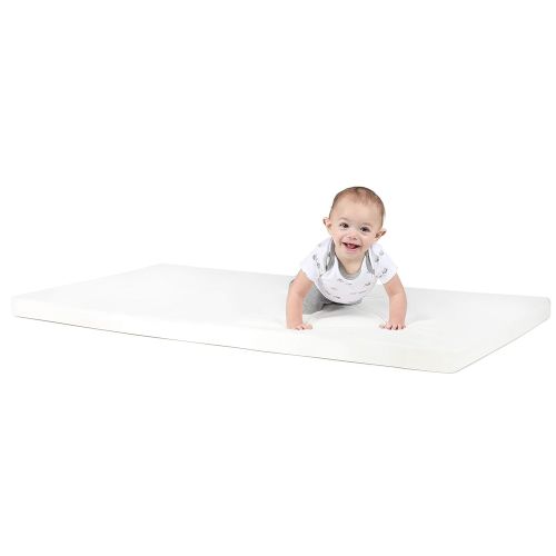  [아마존베스트]Milliard 2-Inch Ventilated Memory Foam Crib/Toddler Bed Mattress Topper with Removable Waterproof...