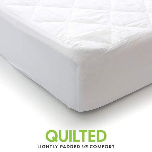  [아마존베스트]Milliard Quilted, Waterproof Crib and Toddler Mattress Protector Pad, Premium Hypoallergenic Fitted Cover with Extra Padding 28x52x6