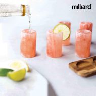 [아마존베스트]Milliard 6 Pack Premium Himalayan Salt Shot Glasses,Pink Tequila Shot Glasses, Make Drinking Tequila Simple and Easy