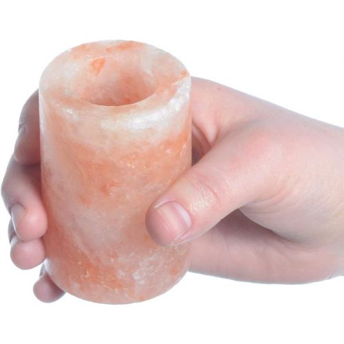  [아마존베스트]Milliard 6 Pack Premium Himalayan Salt Shot Glasses,Pink Tequila Shot Glasses, Make Drinking Tequila Simple and Easy