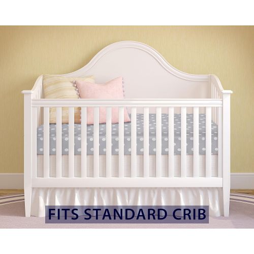  Milliard Crib Mattress and Toddler Bed Mattress | Hypoallergenic + Waterproof Encasement | 27.5x52x5
