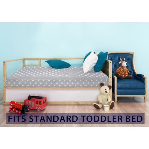  Milliard Crib Mattress and Toddler Bed Mattress | Hypoallergenic + Waterproof Encasement | 27.5x52x5