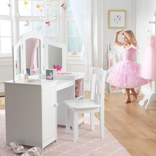 키드크래프트 Milliard KidKraft KKR13018 Deluxe Vanity & Chair Toy