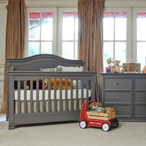  Million Dollar Baby Classic Louis 4-in-1 Convertible Crib with Toddler Bed Conversion Kitby Million Dollar Baby