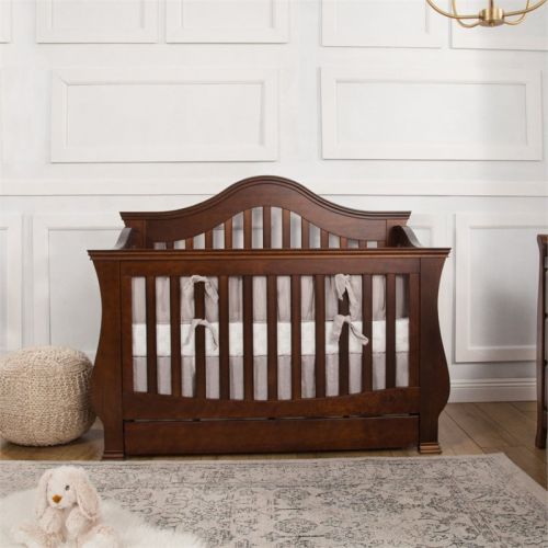  Million Dollar Baby Classic Million Dollar Baby Ashbury 4-in-1 Convertible Crib with Toddler Rail