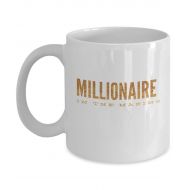 /MillionaireMoments Future Millionaire Motivational Novelty Gift Coffee Mug, Cutecoffee mugs for women