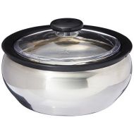 Milton Industries Milton ClearSteel Hot Pot Keep WarmCold Insulated Casserole with Stainless Steel Insert and Clear Lid, 1500mlSmall, Silver