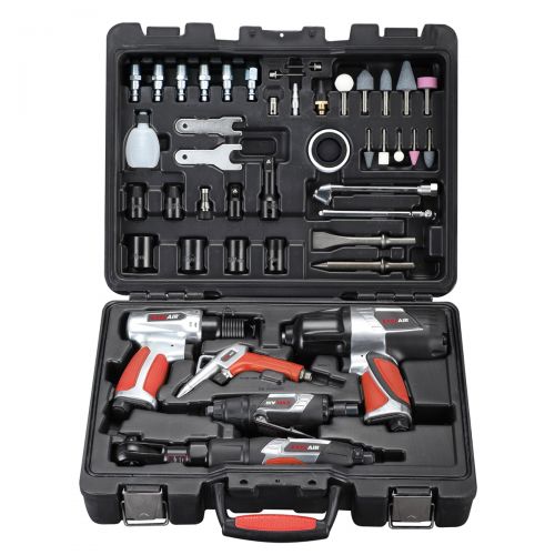  Milton Industries Professional Air Tools & Accessory Kit - 44 PC