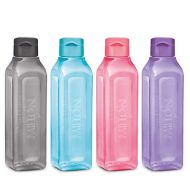 Sports Water Bottle - Milton Kids Reusable Leakproof 4-pack Plastic Wide Mouth Large Big Drink Bottle BPA & Leak Free For Cycling Camping Hiking Gym Yoga