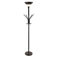 Milton Greens Stars A3034BK Selma Torchiere Floor Lamp with Rotating Coat Rack, 72-Inch, Black by Milton Greens Stars