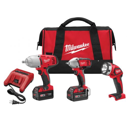  Milwaukee M18 3pc Impact Kit