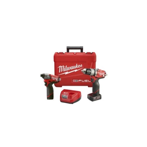  Milwaukee Electric Tool M12 FUEL 2PC COMBO KIT