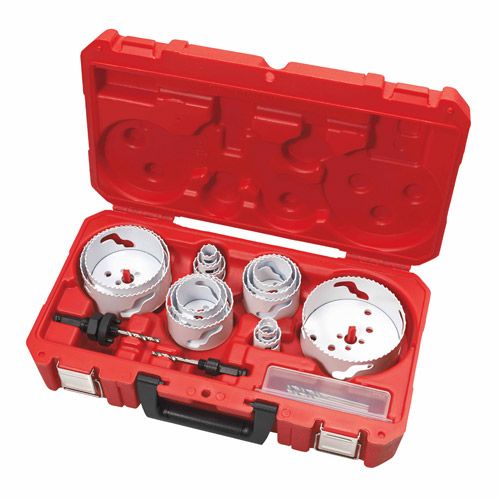  Milwaukee Master Electricians Ice Hardened Hole Saw Kit 19 Piece