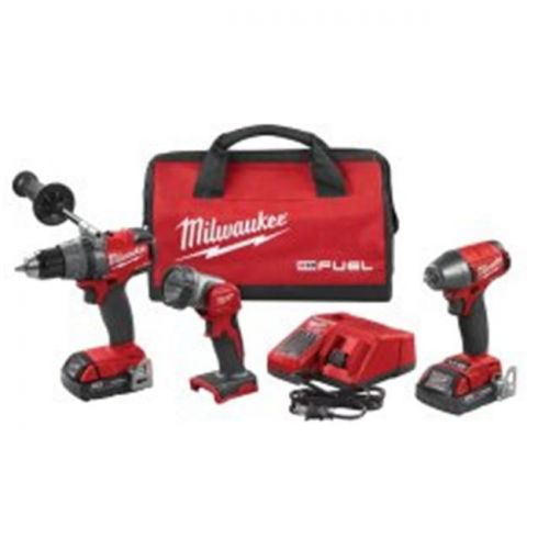  Milwaukee 2891-23 M18 Fuel 3 Piece Auto Combo Kit