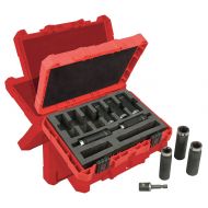 Milwaukee Shockwave 9-Piece 12 In. Drive Thin Wall Deep Impact Driver Set