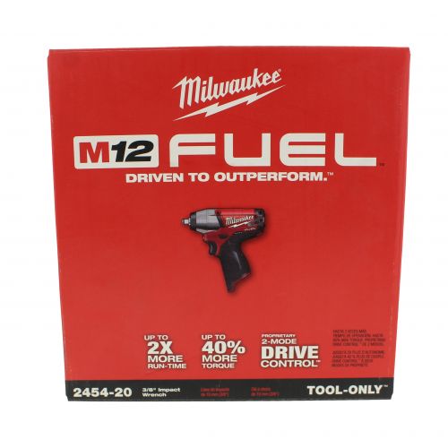  Milwaukee 2454-20 M12 Fuel 12-Volt 38 in. Impact Wrench