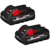 Milwaukee 48-11-1837 M18 18 Volt High Output CP 3.0 Ah Lithium-Ion Slide Battery, 2 Pack (Non-Retail Packaging)