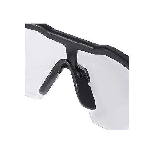  Milwaukee Anti-Fog Safety Glasses Clear Lens Black/Red Frame 2 pc. - Case of 2