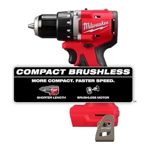  Milwaukee 3601-20 M118 18V Lithium-Ion Brushless Cordless 1/2 in. Compact Drill/Driver (Tool Only)