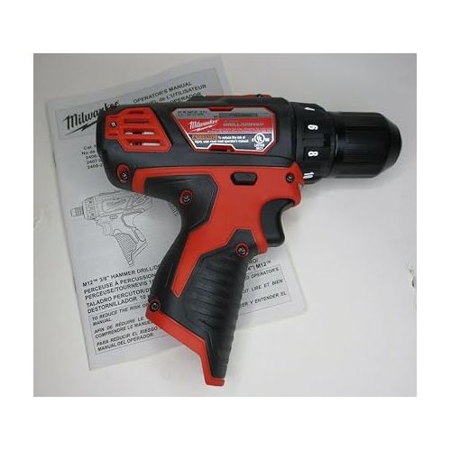  Milwaukee M12 12V 3/8-Inch Drill Driver (2407-20) (Bare Tool Only - Battery, Charger, and Accessories Not Included) (Limited Edition)