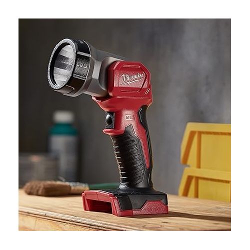  Milwaukee M18TLED-0 M18 Plastic LED Torch, Red [Energy Class A+]