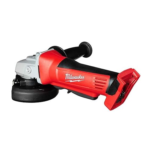  Milwaukee 2680-20 M18 18V Lithium Ion 4 1/2 Inch Cordless Grinder with Burst Resistant Guard and Paddle Switch Design