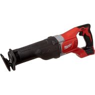 Milwaukee 2621-20 M18 18V Lithium Ion Cordless Sawzall 3,000RPM Reciprocating Saw with Quik Lok Blade Clamp and All Metal Gearbox (Bare Tool)
