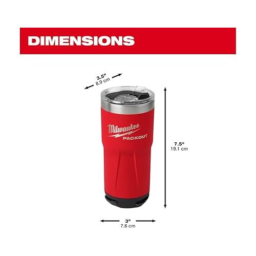  Milwaukee PACKOUT Tumbler (590ml one pack)