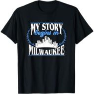 Milwaukee shirt | Born in Milwaukee T-Shirt