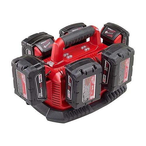  Milwaukee 48-59-1806 M18 Six Pack Sequential Charger