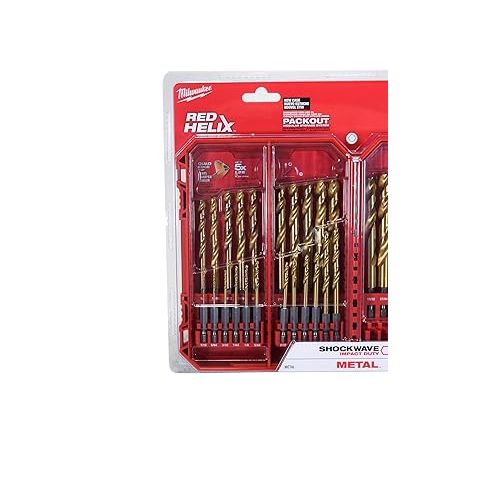  Milwaukee 48-89-4672 Impact Duty Titanium Drill Bit Set (29 Piece)